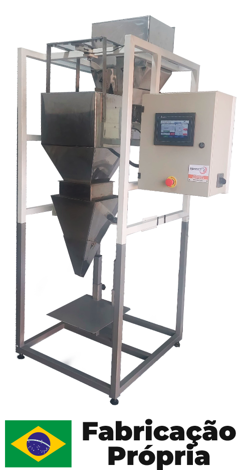 Dosadora Zennyt ZT-D10000 industrial para envase de ração até 15kg